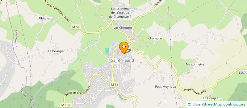 localisation de l'entreprise SCI RMK  SAINT-HEAND