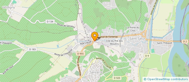 localisation de l'entreprise SCI RMK  SAINT-SATUR