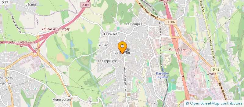 localisation de l'entreprise SCI RML IMMOBILIER  DARDILLY