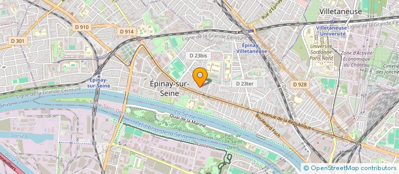 localisation de l'entreprise SCI RMLG  EPINAY-SUR-SEINE