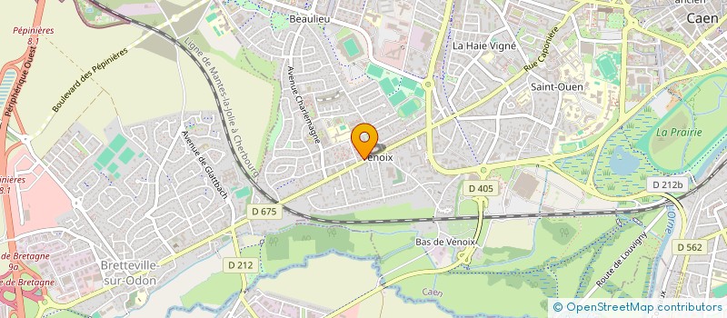localisation de l'entreprise SCI RMMR à CAEN