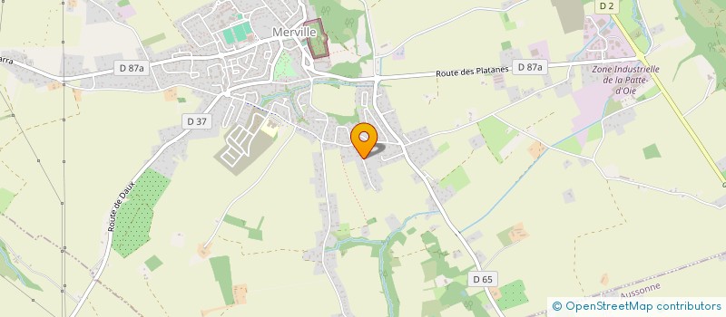 localisation de l'entreprise SCI RMP IMMO  MERVILLE