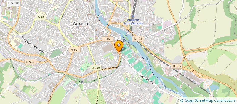 localisation de l'entreprise SCI RMPP à AUXERRE