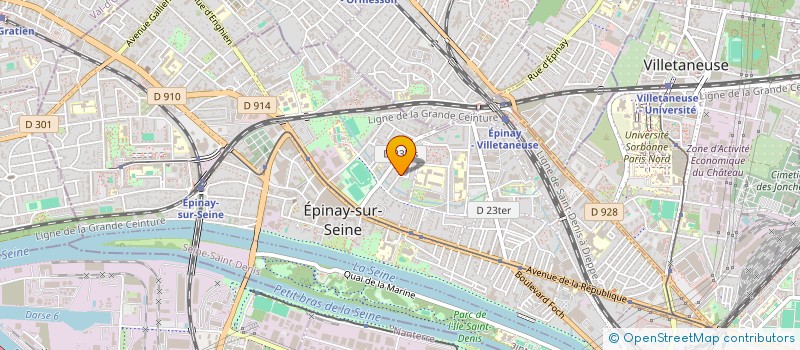 localisation de l'entreprise SCI RMS HOME VALUE à EPINAY-SUR-SEINE