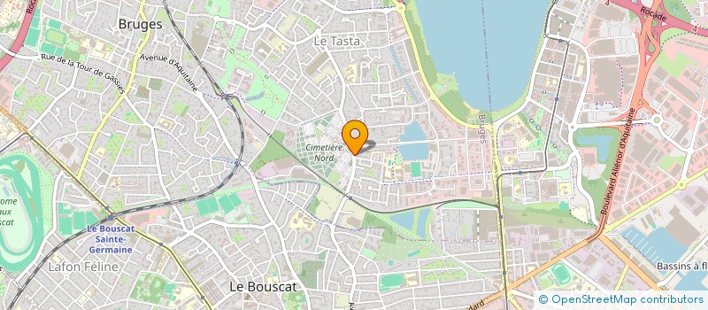 localisation de l'entreprise SCI RMVP  BRUGES