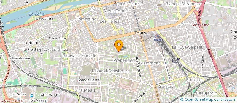 localisation de l'entreprise SCI RN 10  TOURS