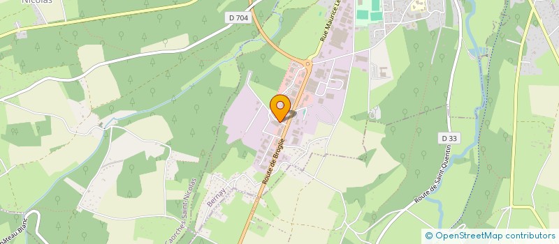 localisation de l'entreprise SCI RN 138 IMMO  BERNAY