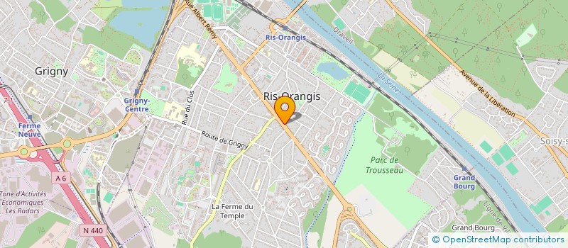 localisation de l'entreprise SCI RN 7 DU BEL AIR II à RIS-ORANGIS