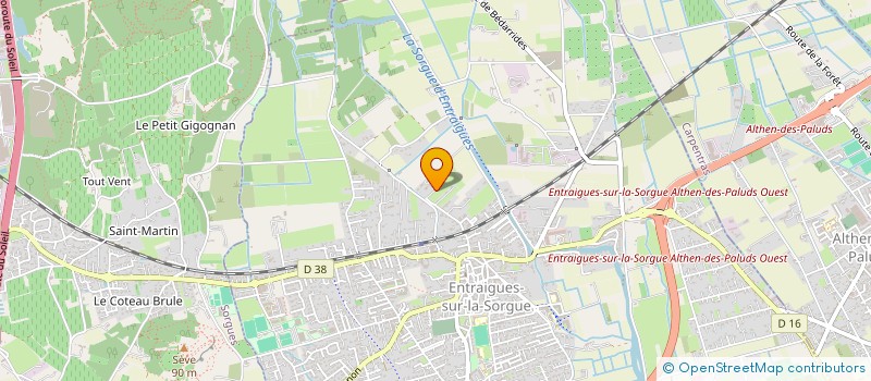 localisation de l'entreprise SCI RN 7 NIFASTENA  ENTRAIGUES-SUR-LA-SORGUE