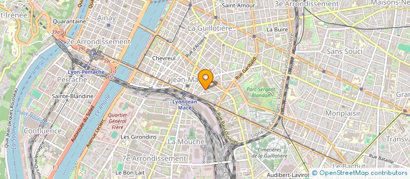 localisation de l'entreprise SCI RN 74  LYON