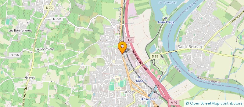 localisation de l'entreprise SCI RN'CO  ANSE