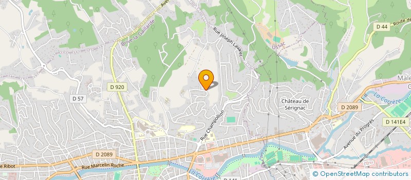 localisation de l'entreprise SCI RN IMMO BRIVE  BRIVE-LA-GAILLARDE