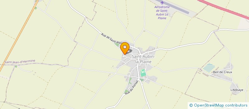 localisation de l'entreprise SCI RN137  SAINT-AUBIN-LA-PLAINE