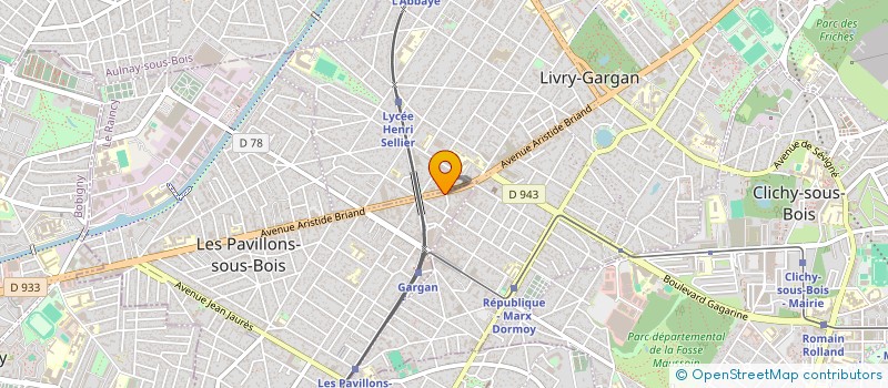 localisation de l'entreprise SCI RN3 NOUVELLE  LES PAVILLONS-SOUS-BOIS