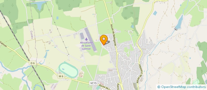 localisation de l'entreprise SCI RN7  SAINT-GALMIER