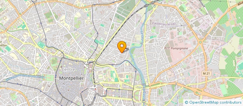 localisation de l'entreprise SCI RNA à MONTPELLIER