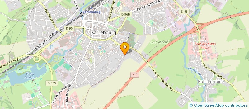 localisation de l'entreprise SCI RNB à SARREBOURG