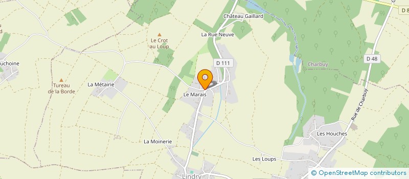 localisation de l'entreprise SCI RND  LINDRY