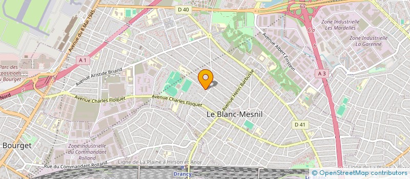 localisation de l'entreprise SCI RNDA  SEVRAN