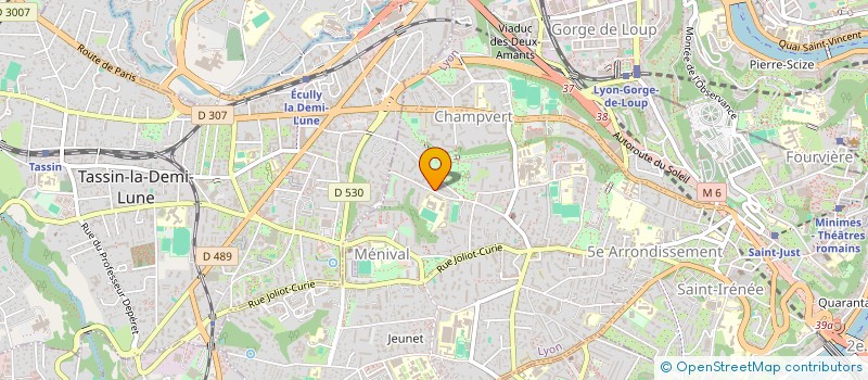 localisation de l'entreprise SCI RNJ  LYON