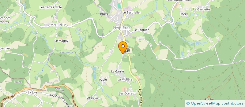 localisation de l'entreprise SCI RNS  PROPIERES