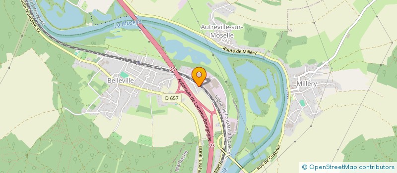 localisation de l'entreprise SCI RNTM à BELLEVILLE