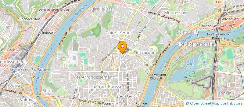 localisation de l'entreprise SCI RNY  CALUIRE-ET-CUIRE