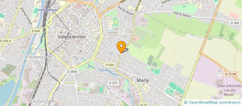 localisation de l'entreprise SCI RO à MARLY