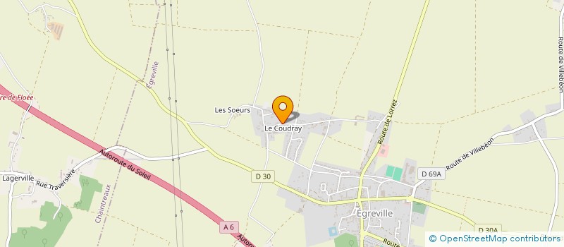 localisation de l'entreprise SCI RO AND DAV à EGREVILLE