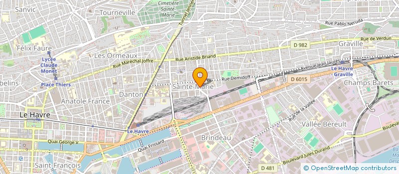 localisation de l'entreprise SCI RO-BEN à LE HAVRE