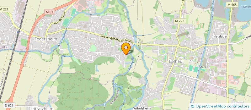 localisation de l'entreprise SCI RO&LO  FEGERSHEIM