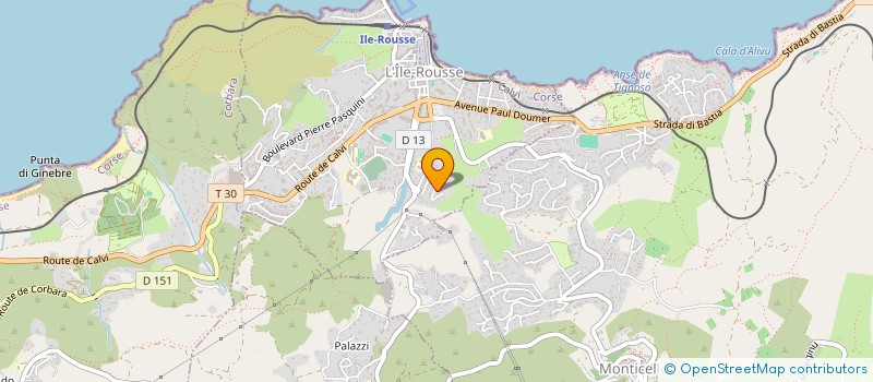 localisation de l'entreprise SCI RO PHIL  L'ILE ROUSSE