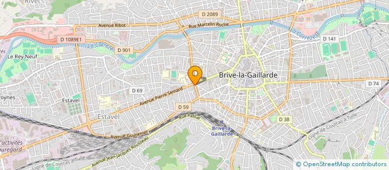 localisation de l'entreprise SCI ROA FIRENENA  BRIVE-LA-GAILLARDE