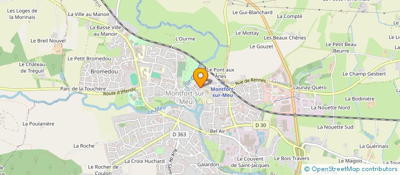 localisation de l'entreprise SCI ROAD  MONTFORT-SUR-MEU