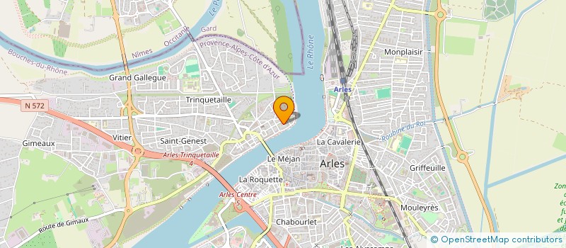 localisation de l'entreprise SCI ROAL à ARLES