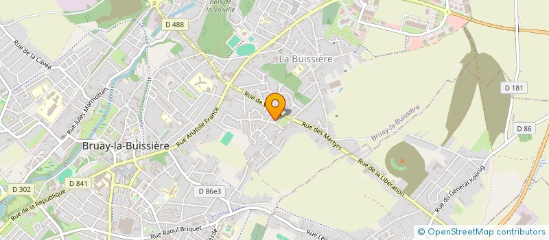 localisation de l'entreprise SCI ROAN  BRUAY-LA-BUISSIERE