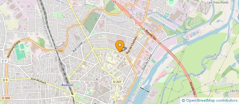 localisation de l'entreprise SCI ROANNE BELGIQUE  ROANNE