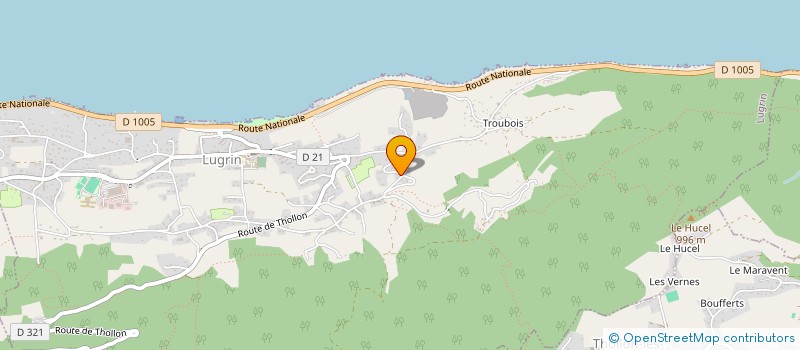 localisation de l'entreprise SCI ROARING TWENTIES  LUGRIN