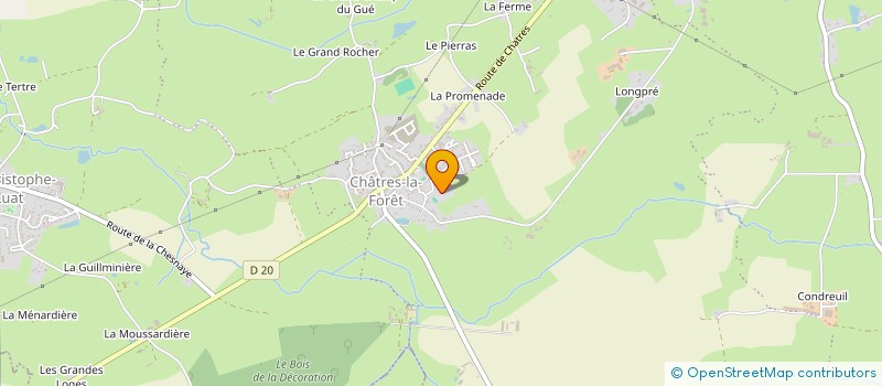 localisation de l'entreprise SCI ROBA  SAINT-GEORGES-SUR-ERVE