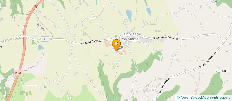 localisation de l'entreprise SCI ROBA  SAINT-JEAN-DE-MARCEL