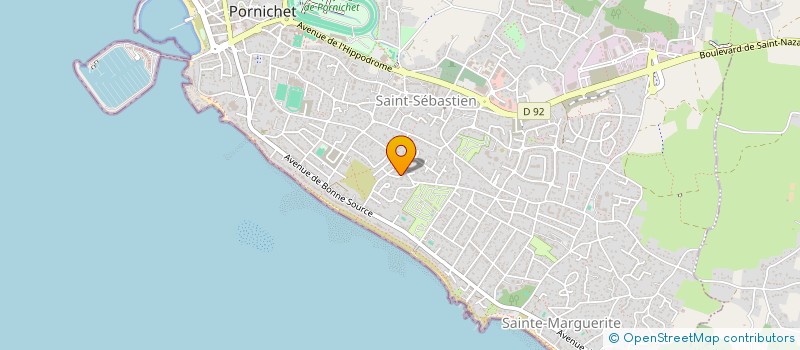 localisation de l'entreprise SCI ROBA à PORNICHET