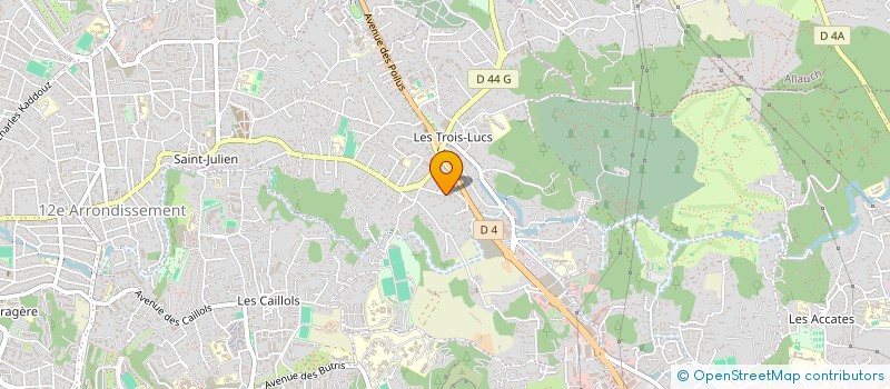 localisation de l'entreprise SCI ROBA  PUYLOUBIER