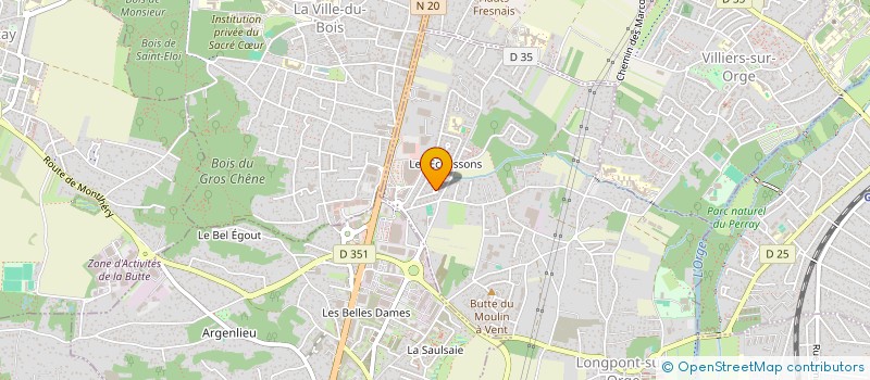localisation de l'entreprise SCI ROBA à LONGPONT-SUR-ORGE