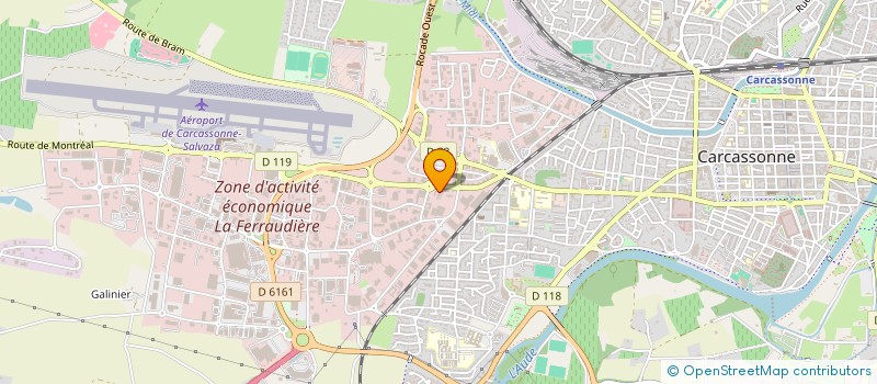 localisation de l'entreprise SCI ROBAMAT à CARCASSONNE