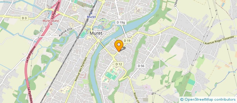 localisation de l'entreprise SCI ROBANNE  MURET