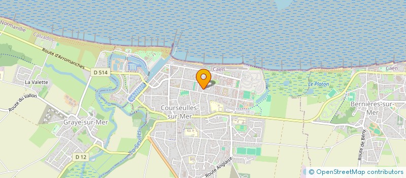 localisation de l'entreprise SCI ROBAPOQUE à COURSEULLES-SUR-MER