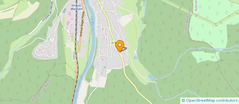 localisation de l'entreprise SCI ROBAU  VIREUX-WALLERAND