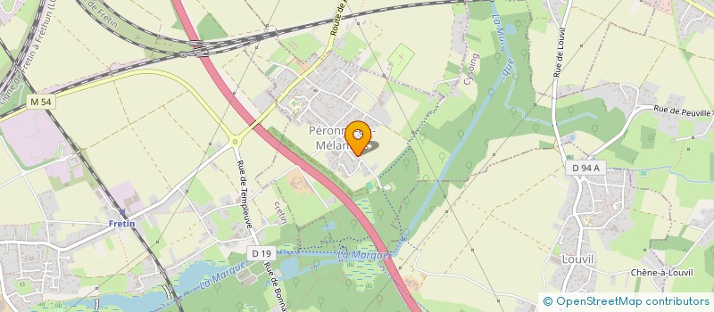 localisation de l'entreprise SCI ROBAX à PERONNE-EN-MELANTOIS