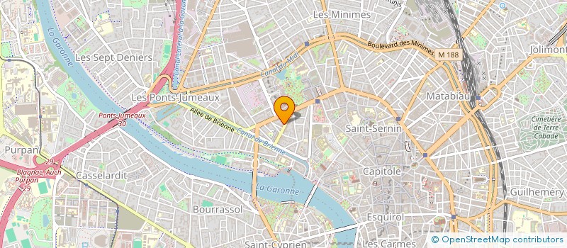 localisation de l'entreprise SCI ROBBE à TOULOUSE