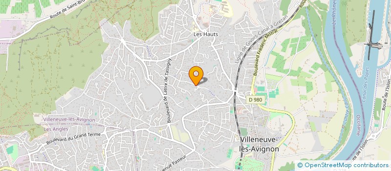 localisation de l'entreprise SCI ROBBY  VILLENEUVE-LES-AVIGNON